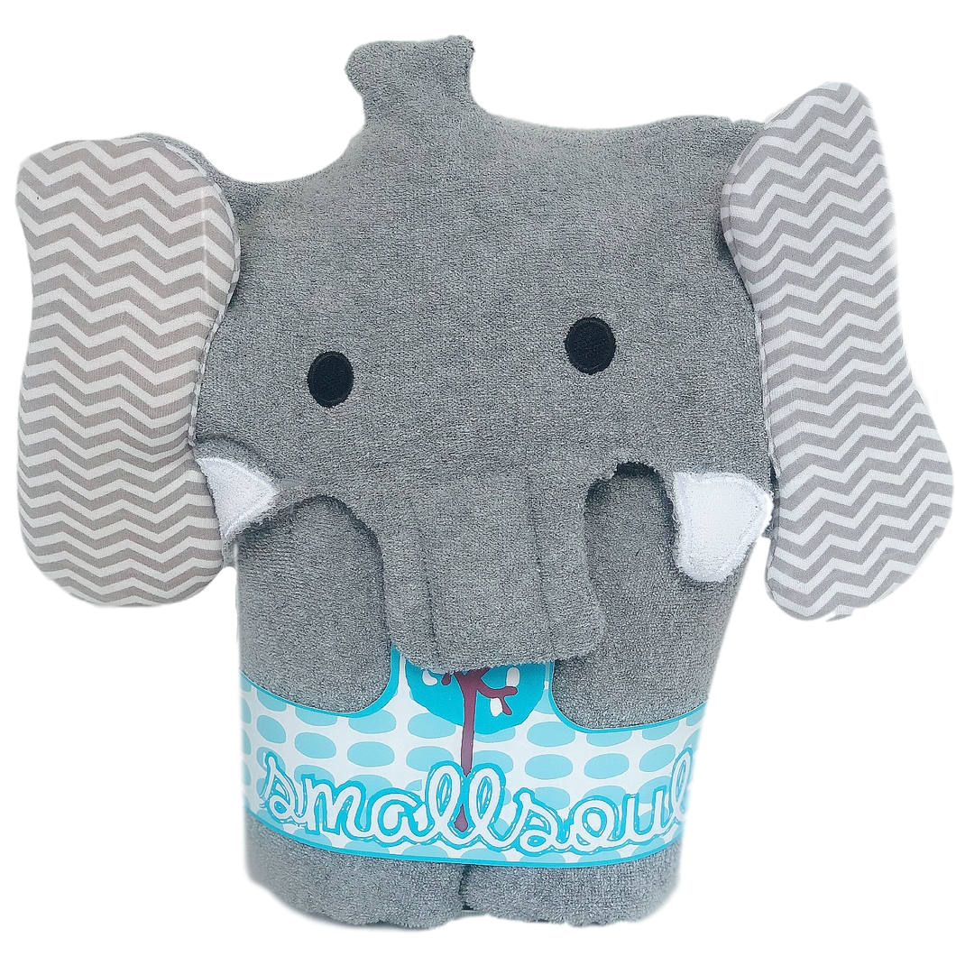 Elephant hands free towel