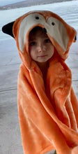 Load image into Gallery viewer, Fox hooded Blanket
